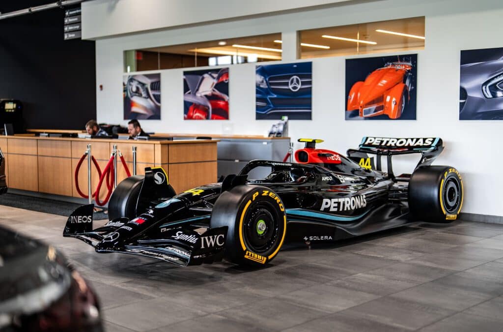 F1replica showcar mercedes AMG