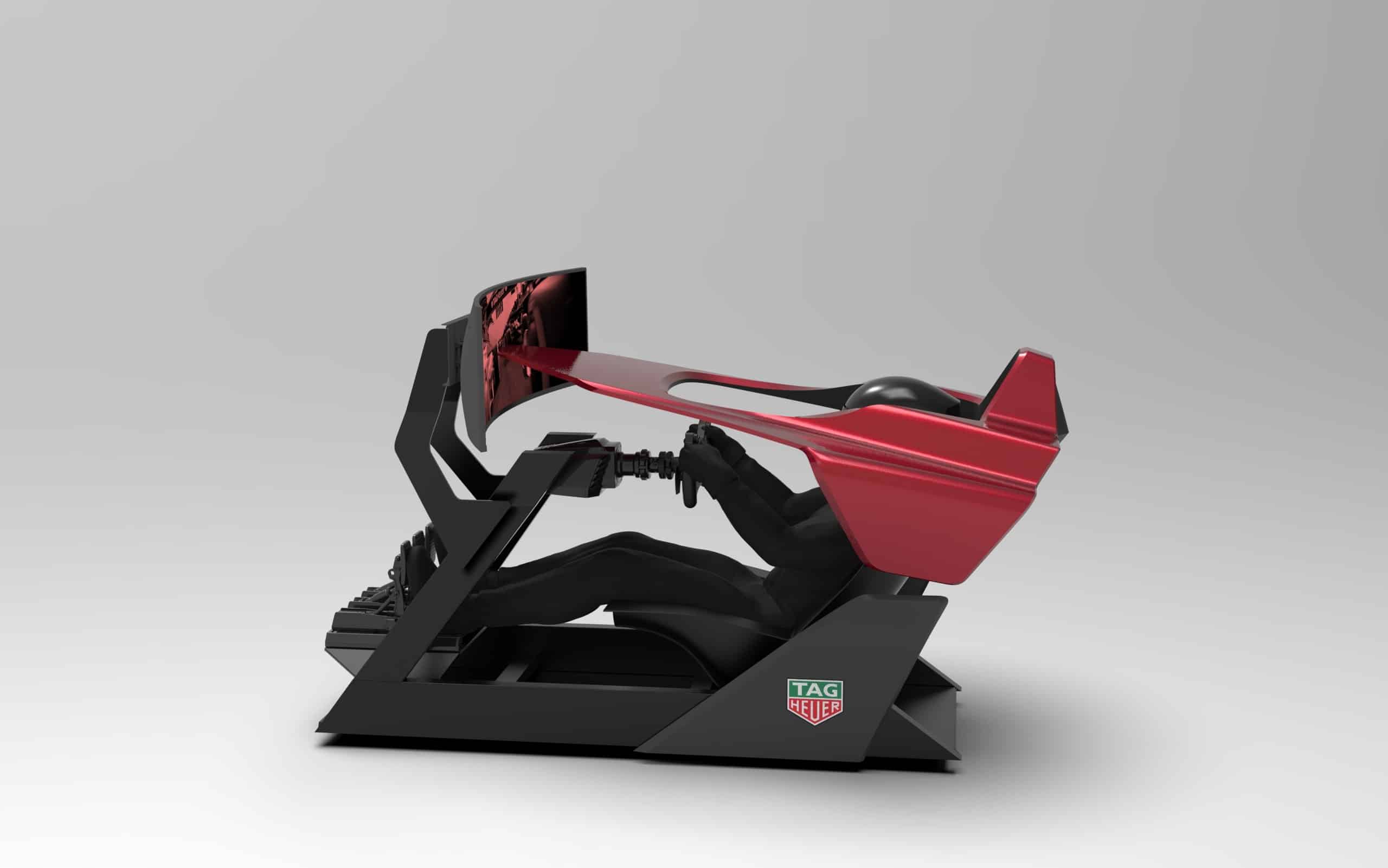 Formula1-simulator-cover-installation