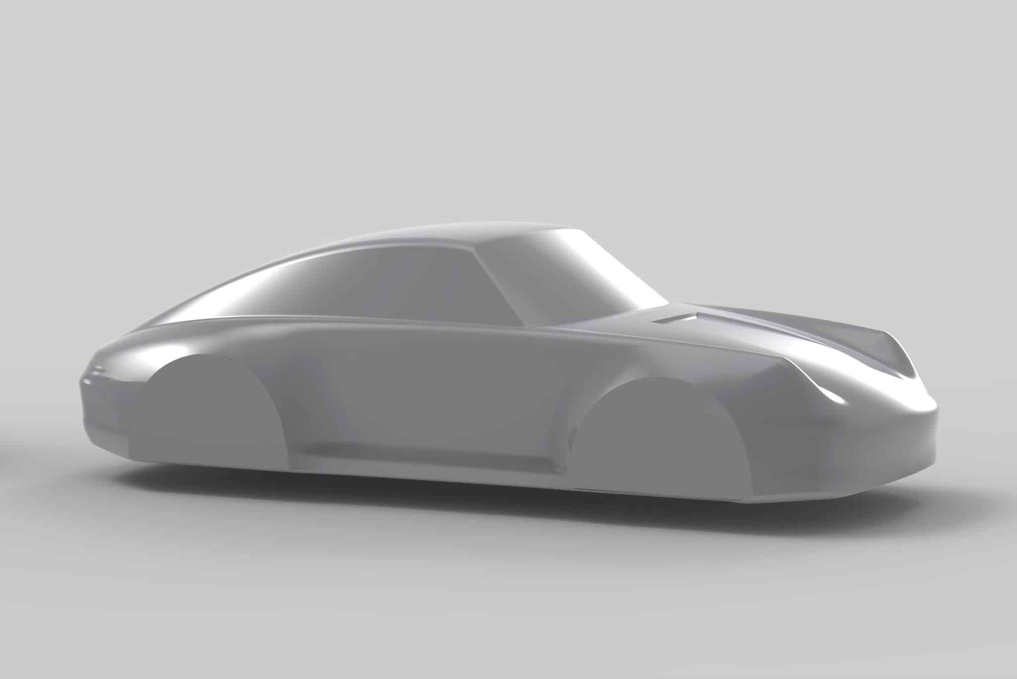 porsche-993-911-sculpture-gray